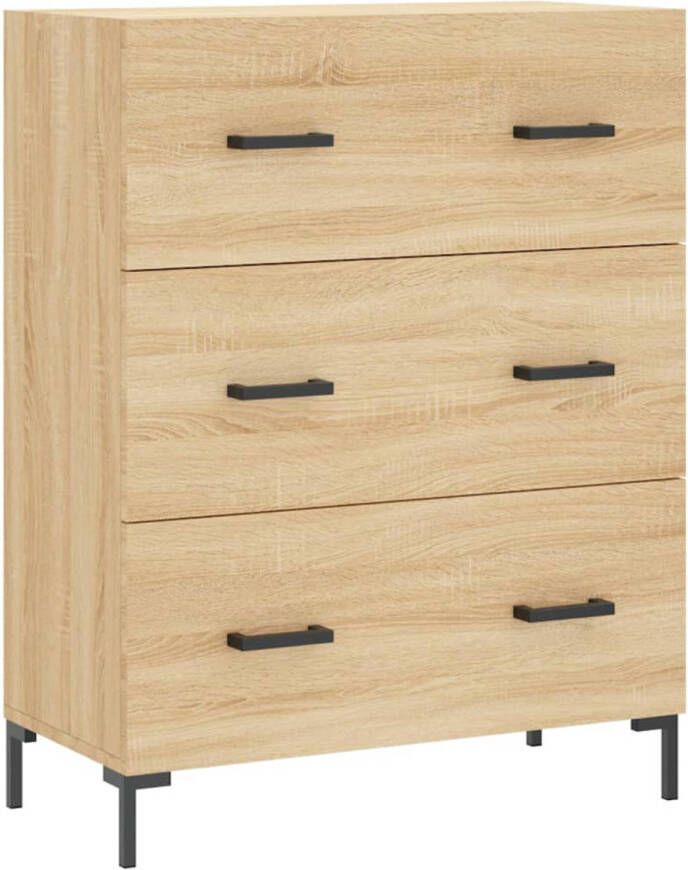 The Living Store dressoir Woodsonoma Buffetkast 69.5x34x90 cm Sonoma eiken