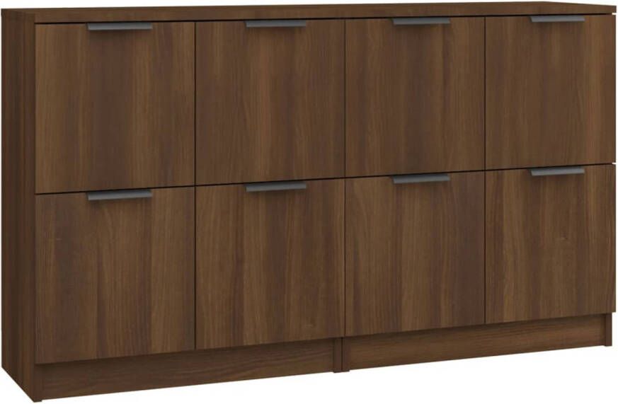 The Living Store Dressoirs Dressoir 60 x 30 x 70 cm Bruineiken