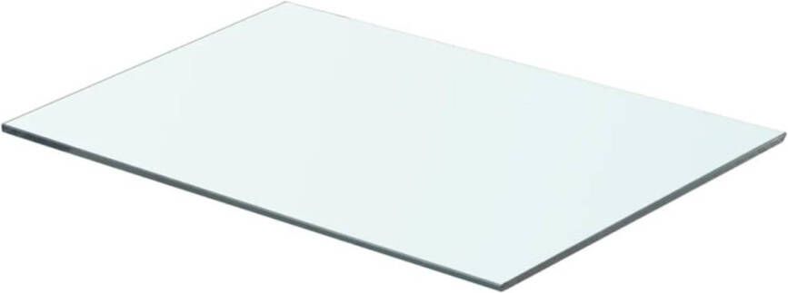 The Living Store Glass Shelf Exposition Wall 50 x 30 (L x W) 8mm Glass Thickness 15kg Capacity