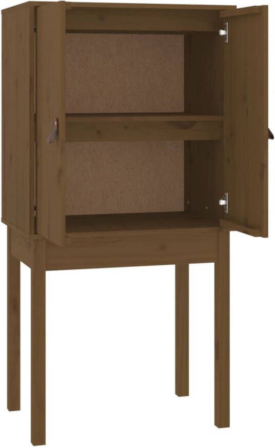 The Living Store Hoge Kast Grenenhout 60 x 40 x 120 cm Honingbruin