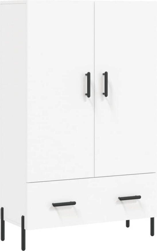 The Living Store Hoge kast wit 69.5 x 31 x 115 cm Duurzaam materiaal