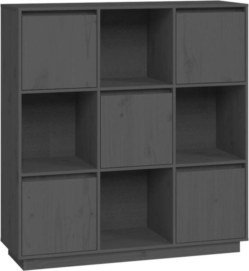 The Living Store Houten kast 110.5 x 35 x 117 cm Massief grenenhout