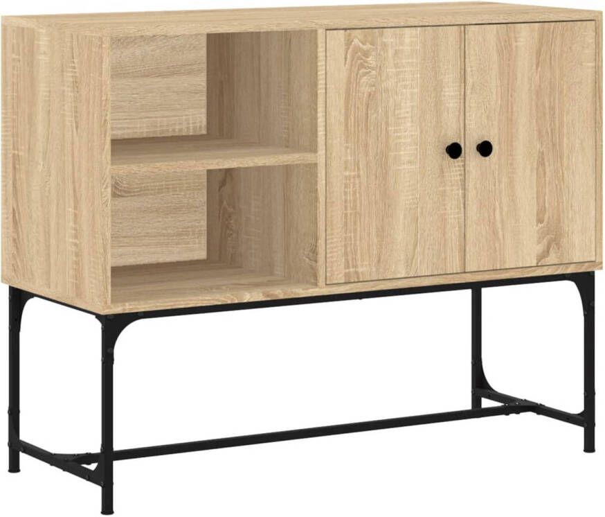 The Living Store Industrieel Dressoir Sonoma Eiken 100x40x79.5cm