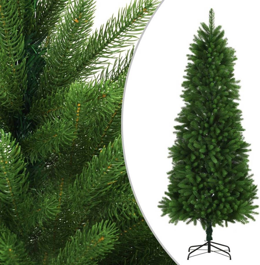 The Living Store Kerstboom Green PE 240 cm Levensechte naalden LED-verlichting USB-aansluiting