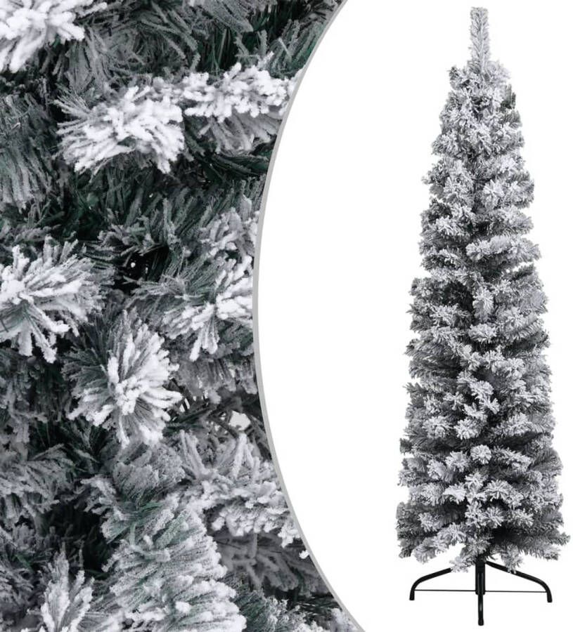 The Living Store Kerstboom LED 120 cm Groen PVC Met LED-lichtslinger
