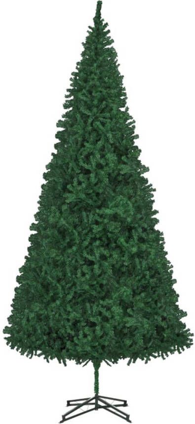 The Living Store Kunstkerstboom 500 cm PVC LED-verlichting Groen