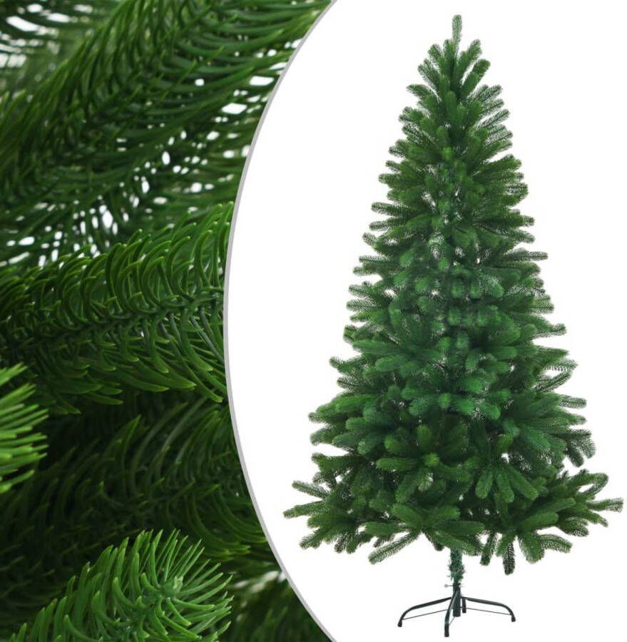 The Living Store Kunstkerstboom PE 150 cm Groen met LED-verlichting Levensechte naalden 500 takken en 150 LEDs