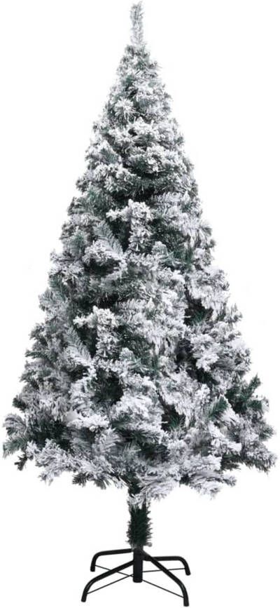 The Living Store Kunstkerstboom PVC 150 cm Met witte sneeuw 680 takken