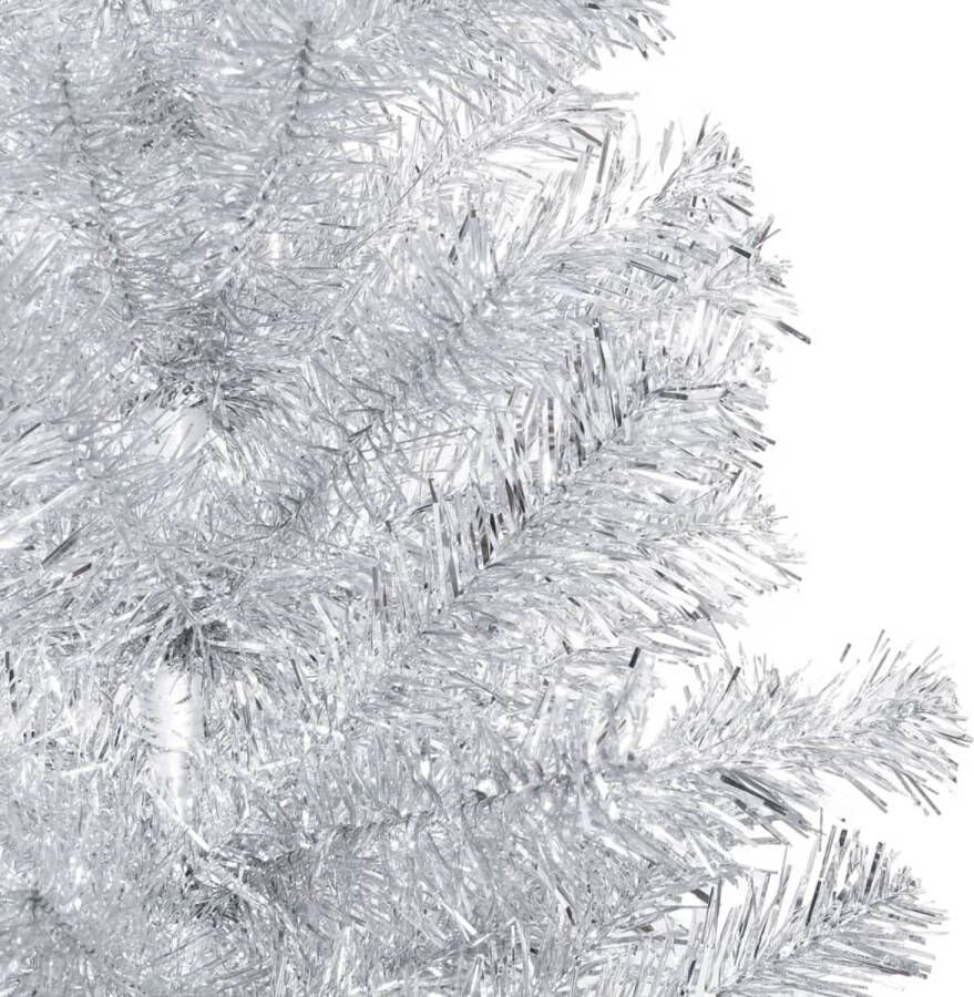 The Living Store Kunstkerstboom Silver Deluxe 240 cm LED Inclusief 120 ballen en piek