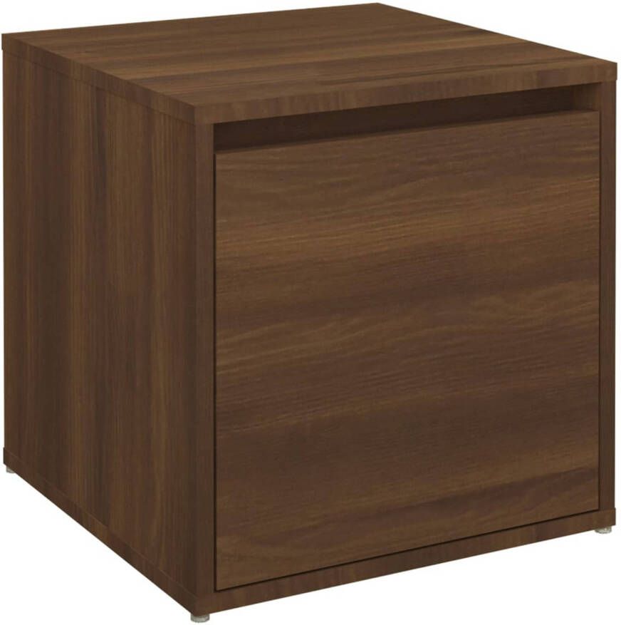 The Living Store Opbergbox Hout 40.5 x 40 x 40 cm