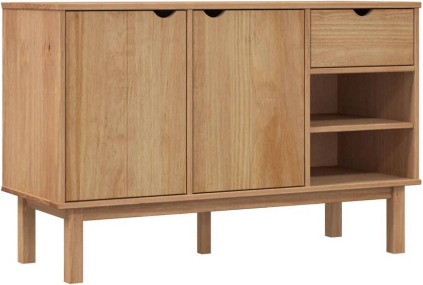 The Living Store OTTA Houten Dressoir 114x43x73.5 cm Massief Grenenhout