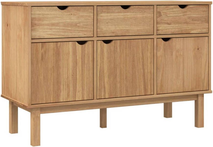 The Living Store OTTA Houten Dressoir 114x43x73.5cm Massief grenenhout