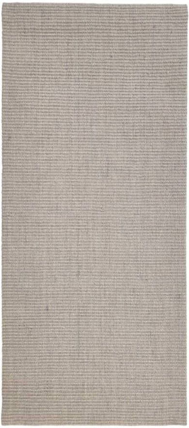 The Living Store Sisal Vloerkleed 66x150 cm Zand 100% sisal Anti-slip Geschikt voor binnenshuis