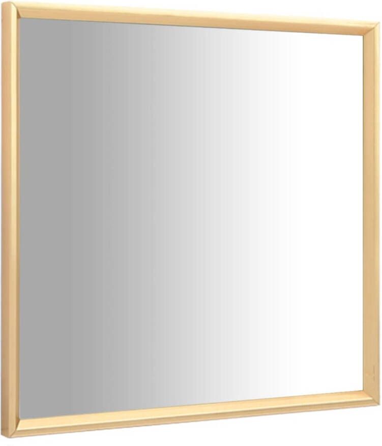 The Living Store Spiegel Goudglas 70 x 70 cm PVC-frame