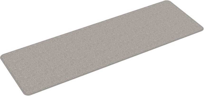 The Living Store Tapijtloper Polypropeen 50 x 150 cm Taupe 5 mm