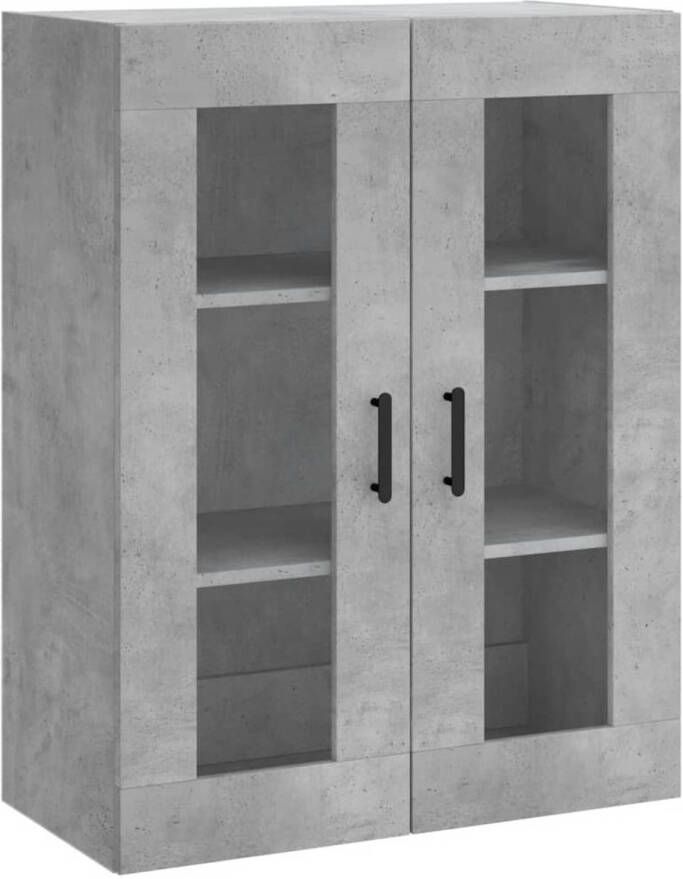 The Living Store Wandgemonteerde Kast Betongrijs 69.5 x 34 x 90 cm (B x D x H)