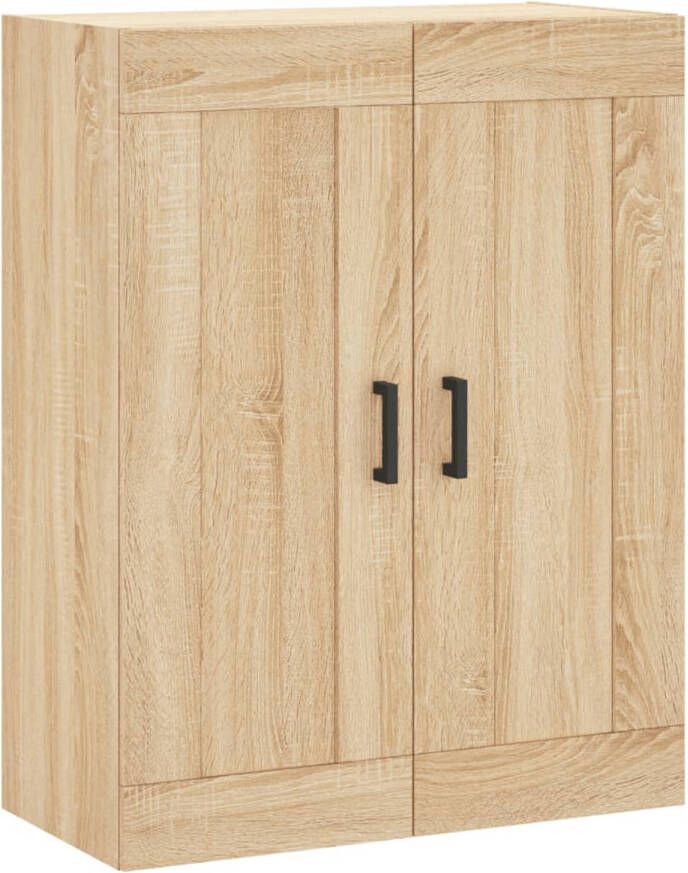 The Living Store Wandgemonteerde Kast Sonoma Eiken 69.5 x 34 x 90 cm (B x D x H)