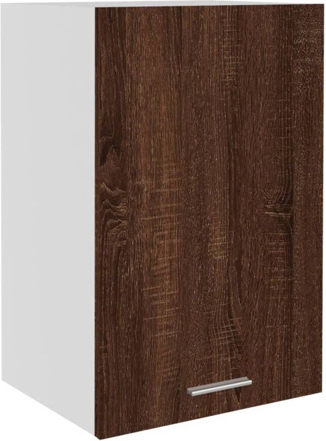 The Living Store Wandkast Bruineiken Bewerkt Hout 39.5 x 31 x 60 cm (B x D x H)