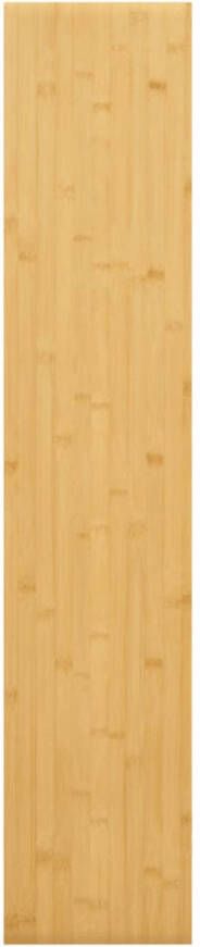 The Living Store Wandplank Bamboe 100 x 20 x 4 cm Praktisch en decoratief