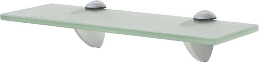 The Living Store Zwevende Plank Glas 30 x 10 cm 8 mm 10 kg