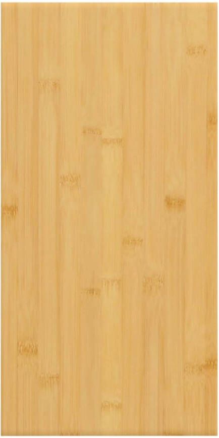 The Living Store Zwevende wandplank Bamboe 40 x 20 x 2.5 cm Praktisch en decoratief