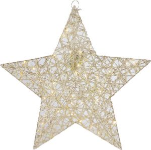 TOM Kerstster Leonie A Led 11 X 50 X 50 Cm Staal Goud