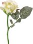 Merkloos Kunstbloemen roos rozen Alicia parel wit 30 cm Witte kunstbloemen en boeketten Kunstbloemen - Thumbnail 2
