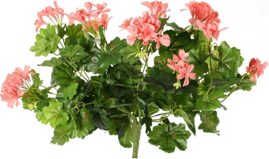 Top Art Topart Kunst nep boeket geranium lichtroze 40 cm Kunstbloemen