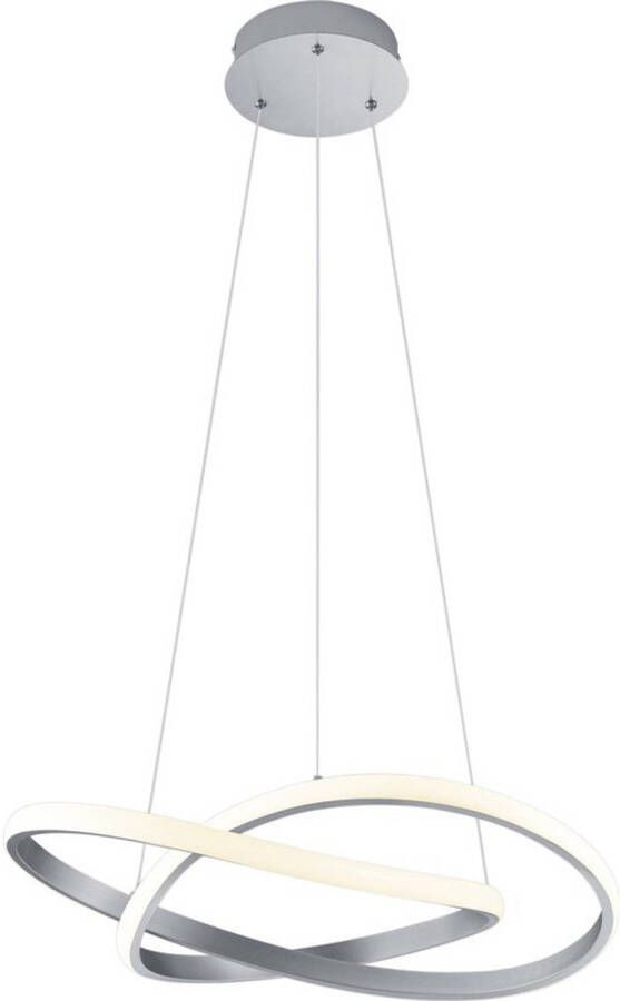 TRIO Reality hanglamp Course 150 x 60 cm staal wit zilver