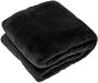 Unique Living plaid deken Justin zwart polyester 150 x 200 cm Plaids - Thumbnail 1