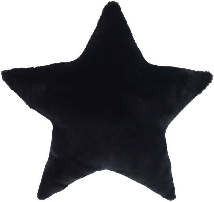 Unique Living Kussen Star 44x44cm Black