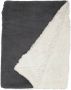 Unique Living Lars fleece plaid 100% polyester 150x200 cm Antraciet - Thumbnail 1