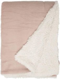 Unique Living Lars Fleece Plaid 100% Polyester 150x200 Cm Oud Roze