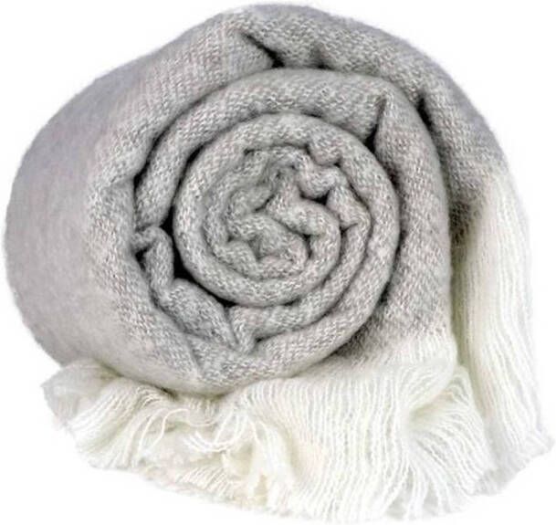 Unique Living Plaid Feeke 130x170cm Donker Grijs