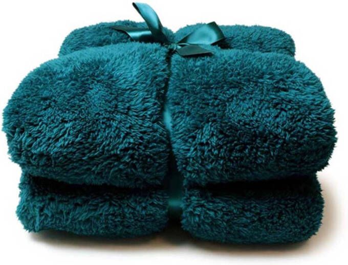 Unique Living Plaid Teddy Eveglade Blauw