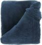 Unique Living Justin fleece plaid Fleece polyester 150x200 cm Dark Blue - Thumbnail 2