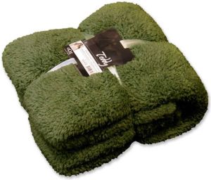 Unique Living Teddy fleece plaid