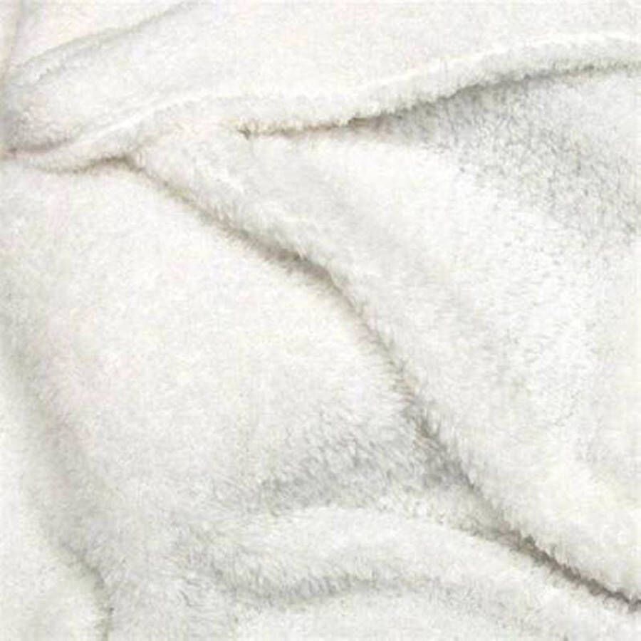 Unique Living Teddy fleece plaid Fleece polyester 150x200 cm Off-white