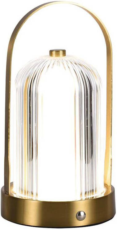 V-tac VT-1057-FG Gouden Oplaadbare tafellamp Frans IP20 1W 55 Lumen 3IN1