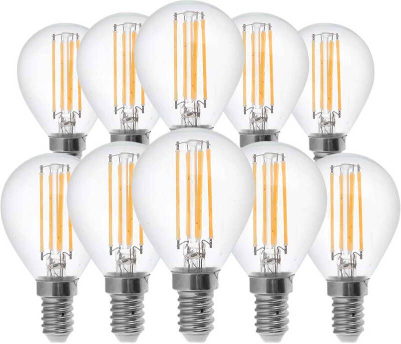 V-tac VT-1996-N 10-pack Filament LED lampen kogel E14 4W 350 Lm 3000K