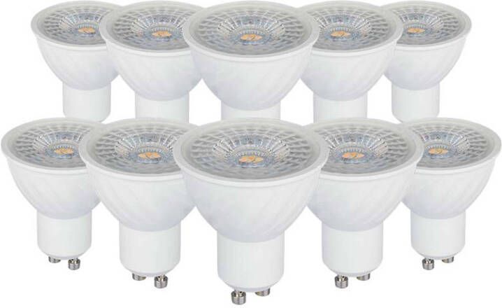 V-tac VT-247D 10-pack dimbare LED spotjes GU10 6W 445 Lm 3000K