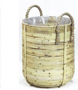 Van der Leeden Basket Streep Blond 40x45 cm