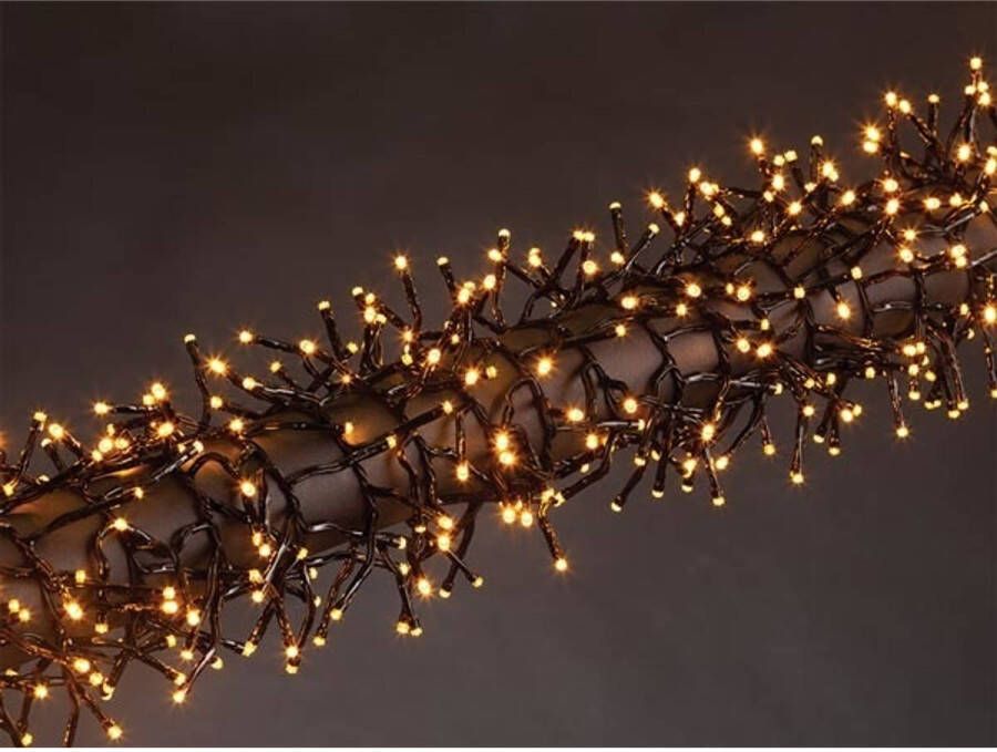 Vellight Kerstverlichting 12m 1020 LED&apos;s Arizona Wit Binnen & Buiten