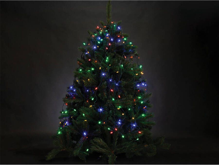 Vellight Kerstverlichting voor kerstbomen tot 180 cm 220 LED&apos;s Veelkleurig Binnen & Buiten