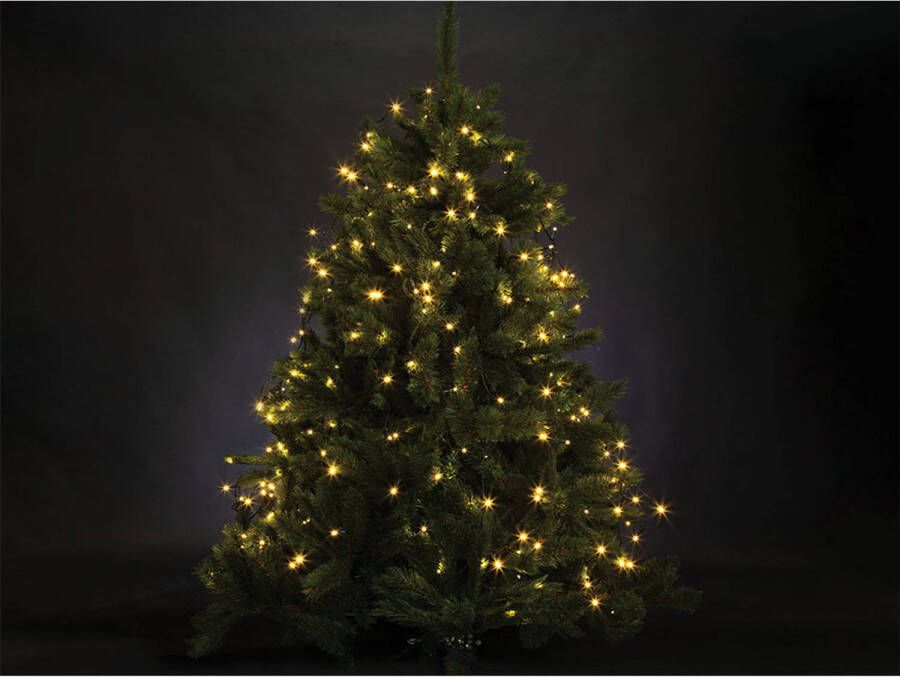 Vellight Kerstverlichting voor kerstbomen tot 180 cm 220 LED&apos;s Warm wit Binnen & Buiten