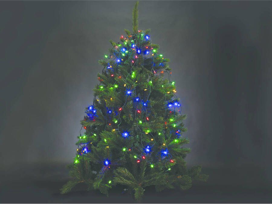 Vellight Kerstverlichting voor kerstbomen tot 240 cm 330 LED&apos;s Veelkleurig Binnen & Buiten