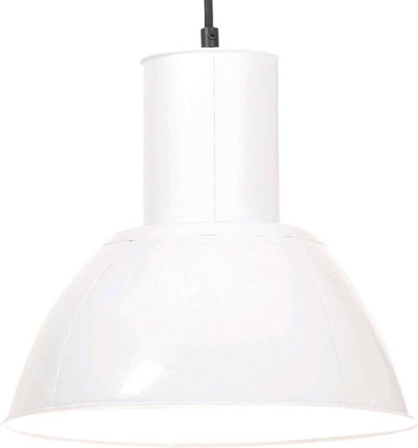 VidaXL Hanglamp rond 25 W E27 28 5 cm wit