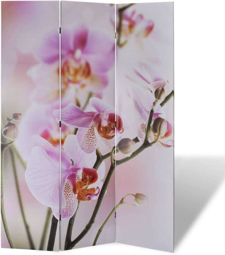 VidaXL Kamerscherm inklapbaar bloem 120x170 cm