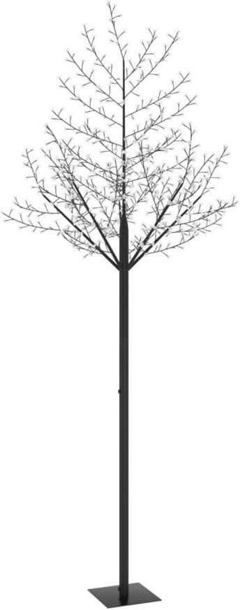 VidaXL Kerstboom 600 LED&apos;s warmwit licht kersenbloesem 300 cm