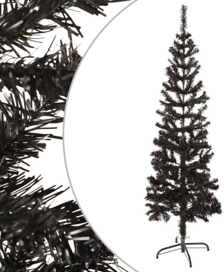 VidaXL Kerstboom smal 120 cm zwart
